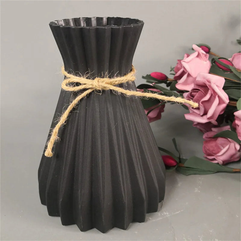 Unbreakable Plastic Imitation Ceramic Vase