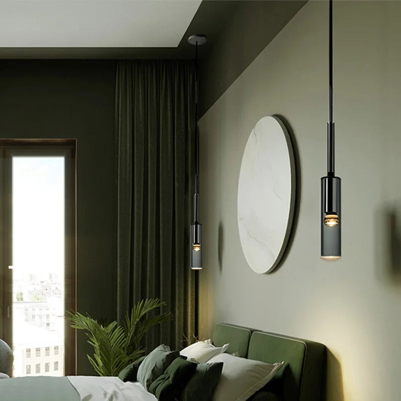 Crystal Smoke Gray Pendant