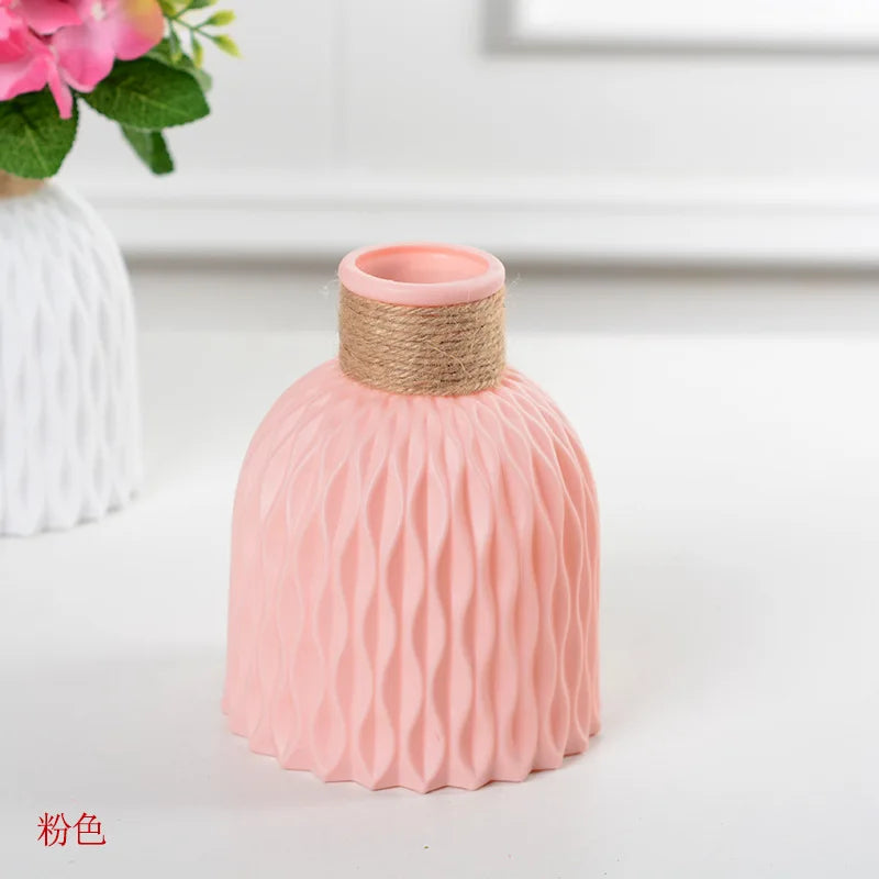 Unbreakable Plastic Imitation Ceramic Vase