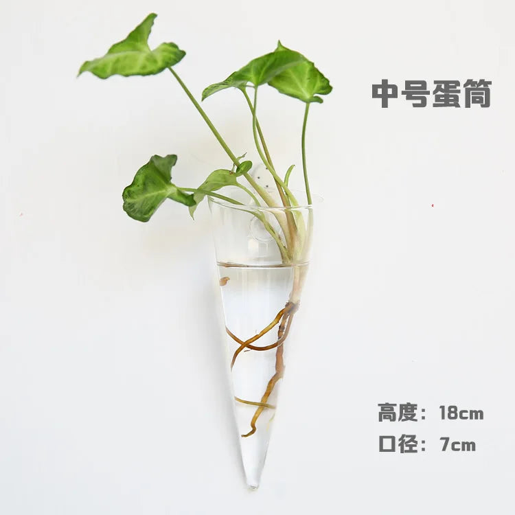 Wall Hanging Glass Terrarium Vase
