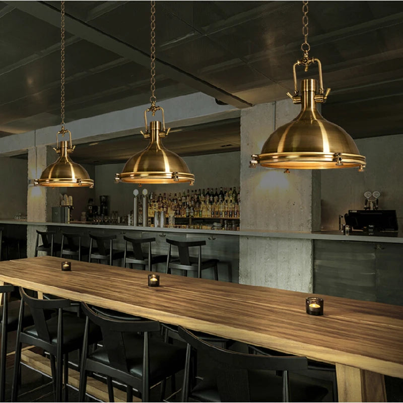 Industrial Metal Pendant Light