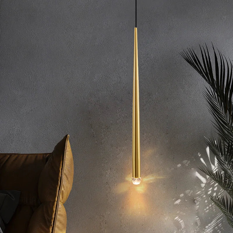 Copper Metal Bedside Pendant Light