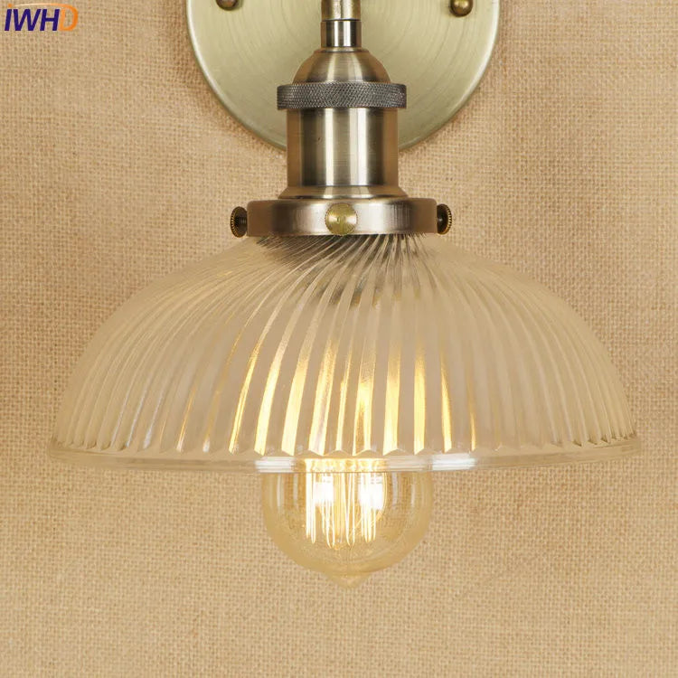 Antique Brass Swing Arm Wall Sconce