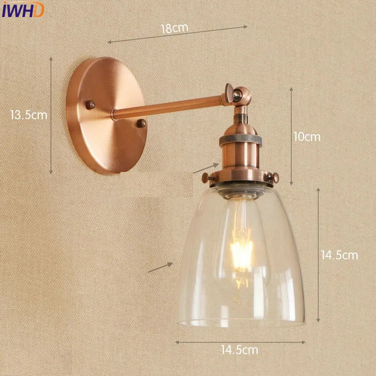 Antique Brass Swing Arm Wall Sconce