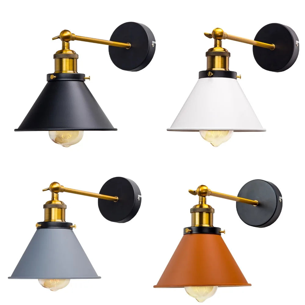 wall sconce, front view on white background