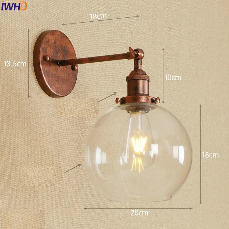 Antique Brass Swing Arm Wall Sconce