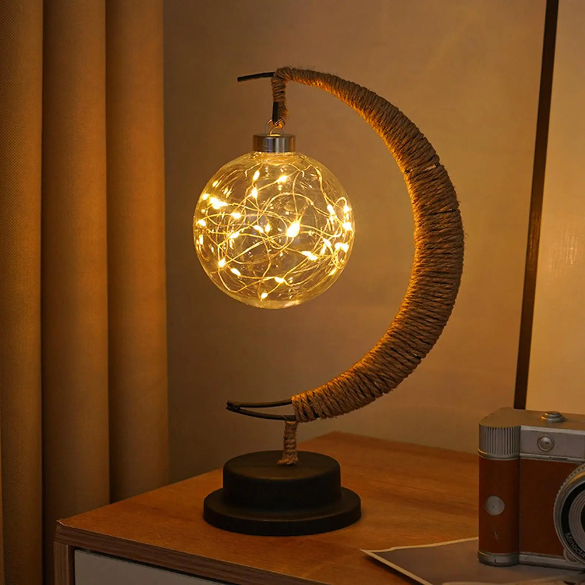 Plastic ball fairy light as household and holiday room decoration