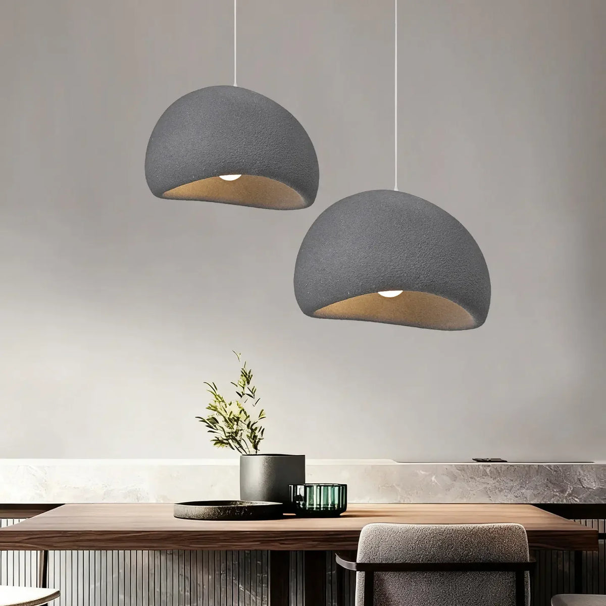 Wabi Sabi Resin Pendant Light