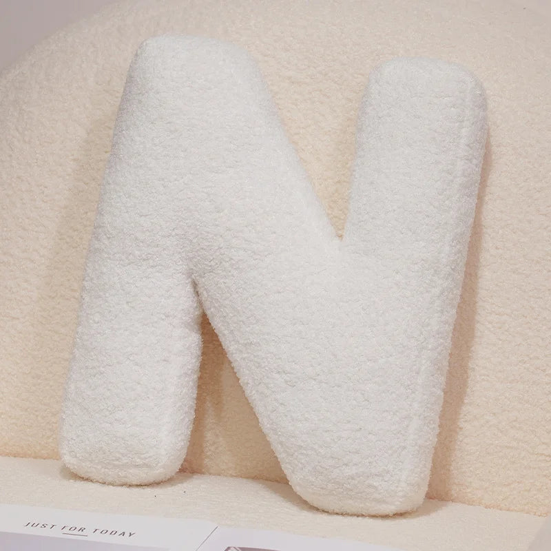 Alphabet Letter Plush Pillow