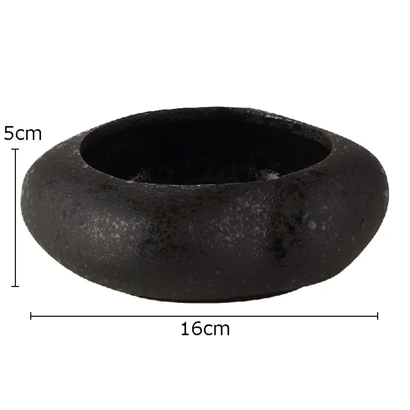Lotus seedpod ceramic vase ornament modern table display