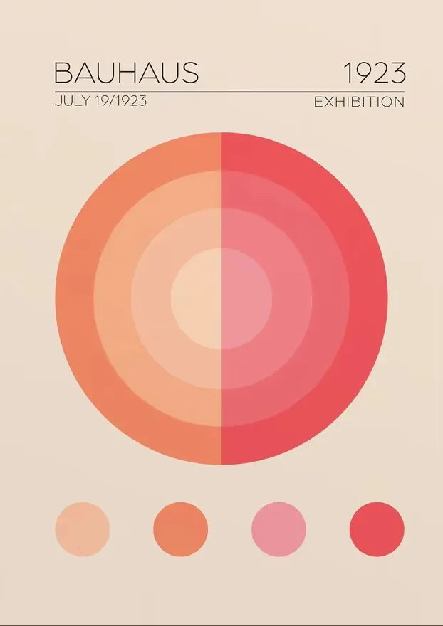 Bauhaus Geometric Art Print