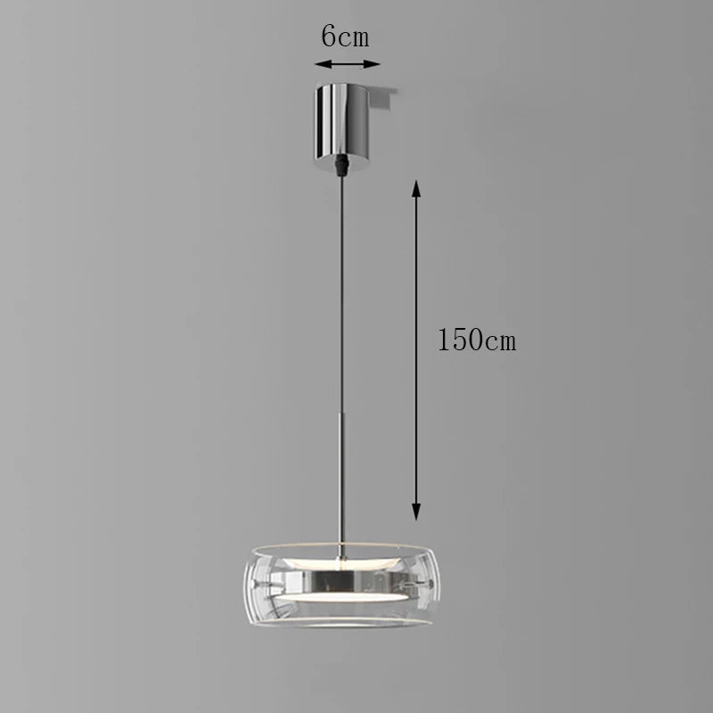 Multi Head Glass Pendant Light