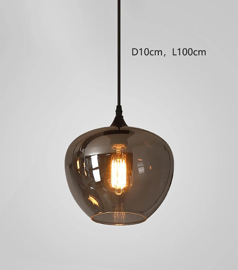 Glass Ring Multi Head Chandelier
