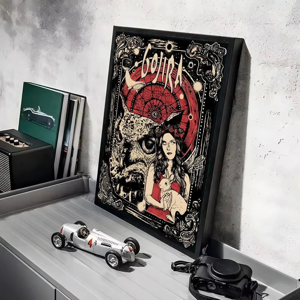 Gojira Metal Band Poster Canvas Wall Art Print