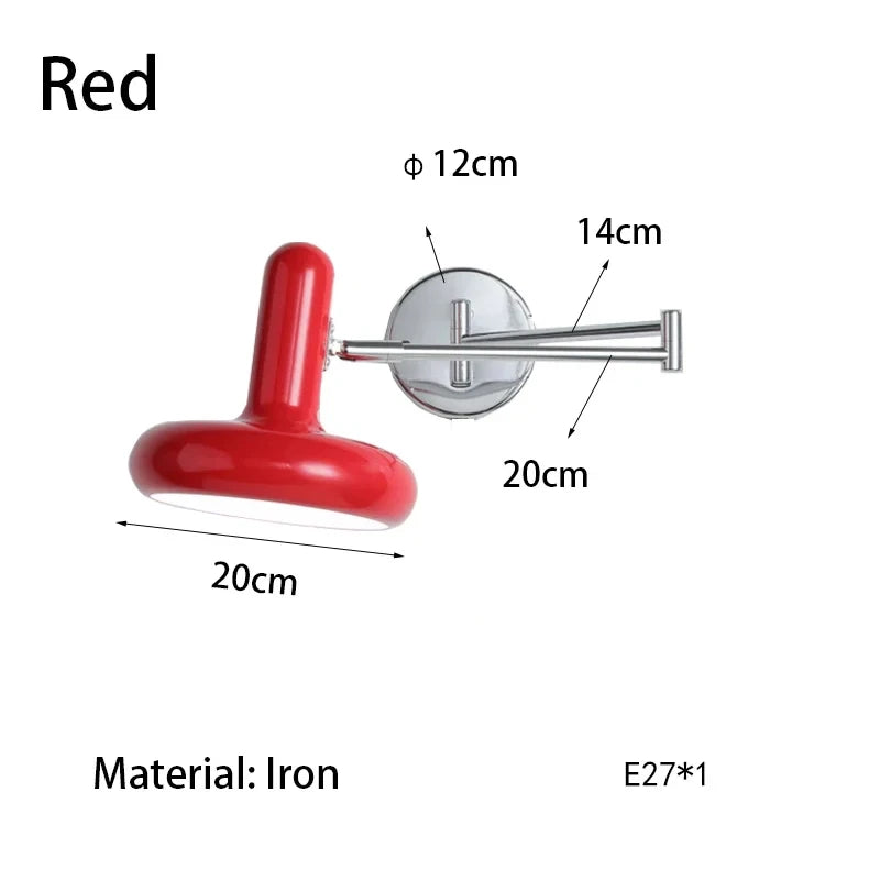 Nordic Retractable Swing Arm Wall Sconce
