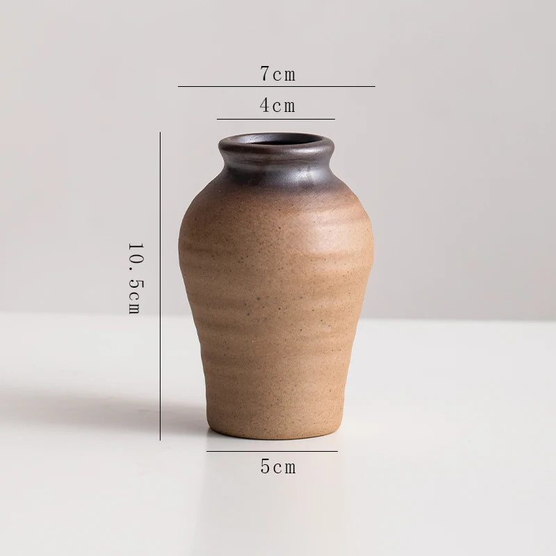 Stone Shape Ceramic Mini Vase Hydroponic Gift | Aurelia