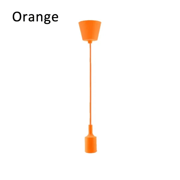 Colorful Silicone E27 Pendant