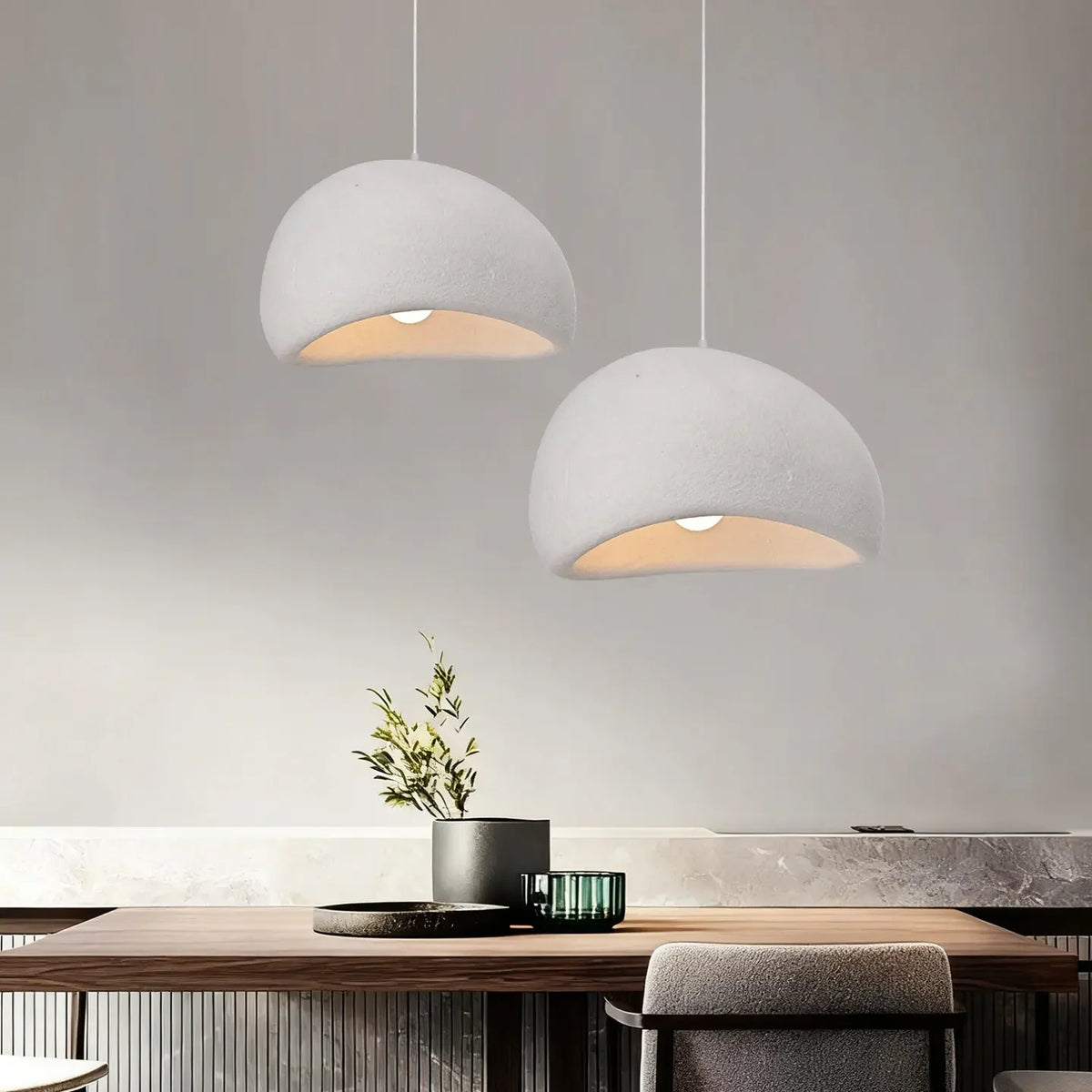 Wabi Sabi Resin Pendant Light