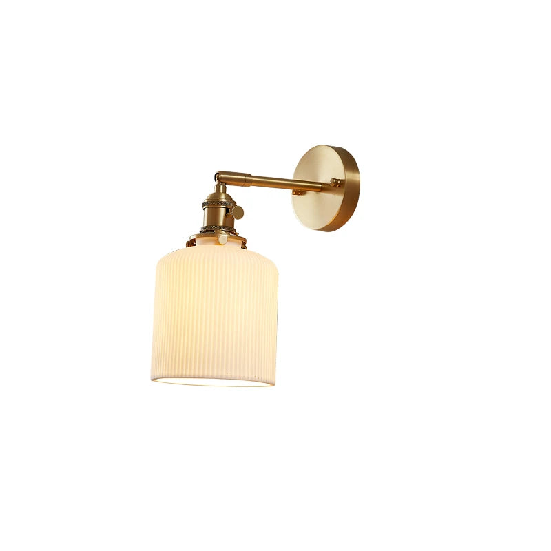 wall sconce, detail view of fixture base and arm
