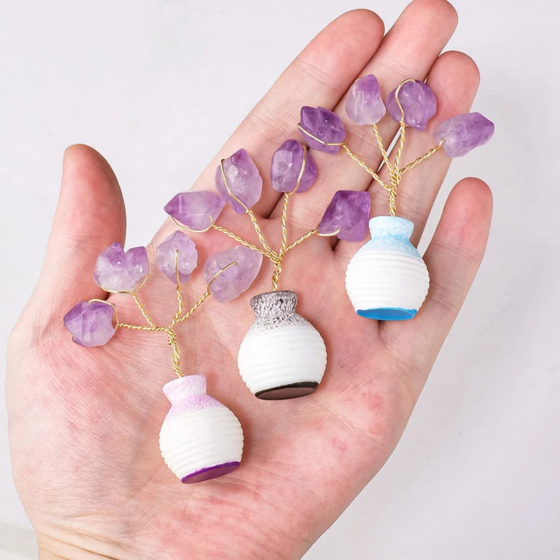 Resin mini vase garden ornament DIY micro landscape desk décor