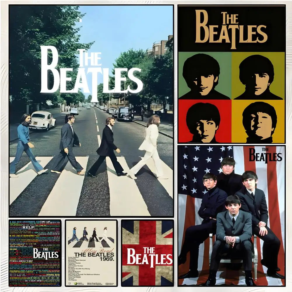 The Beatles Classic Rock Music Canvas Wall Art
