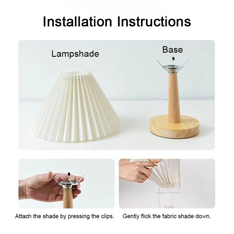 Nordic art pleated lamp side profile showing accordion form
