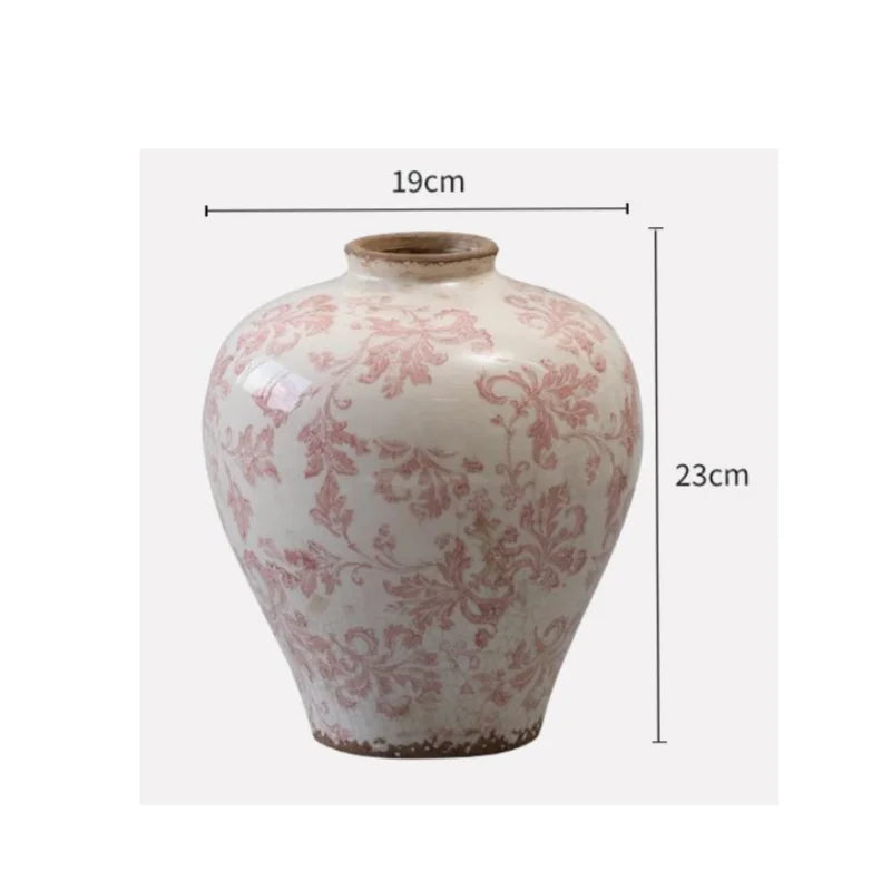 Blue white porcelain Chinese retro ceramic vase home décor