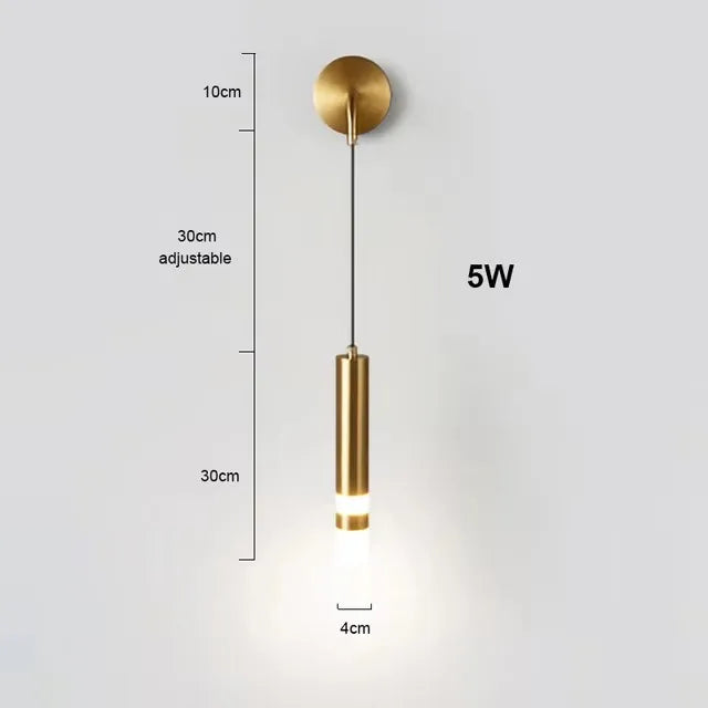 Nordic Iron Linear Wall Sconce