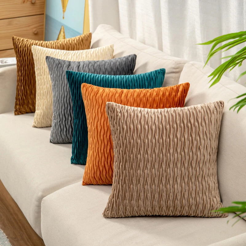 Plush Velvet Throw Pillow Cover