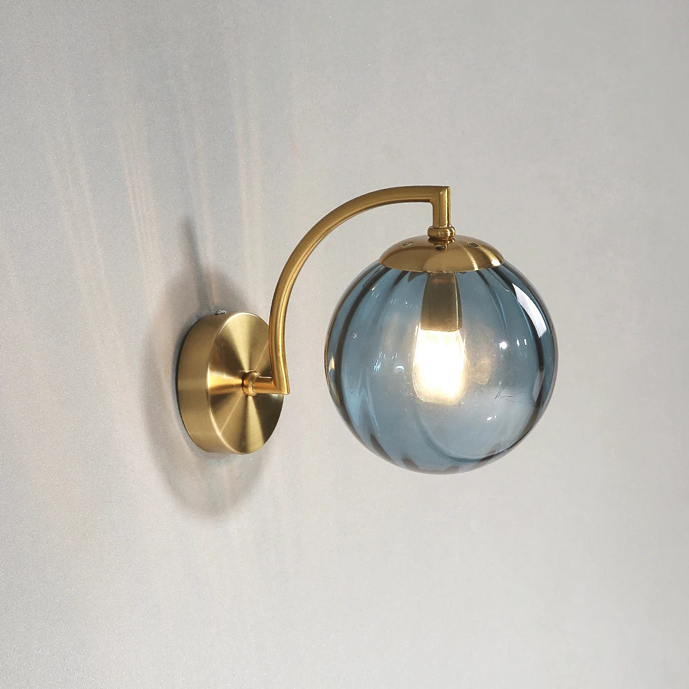 Nordic Glass Bedside Wall Sconce