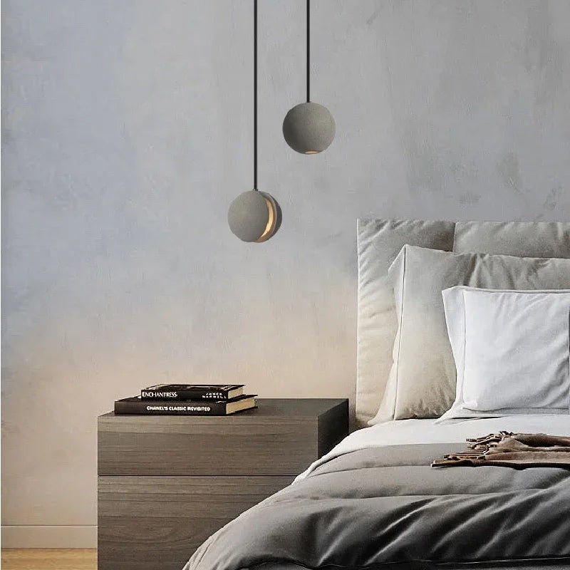 Concrete Stone Pendant Light