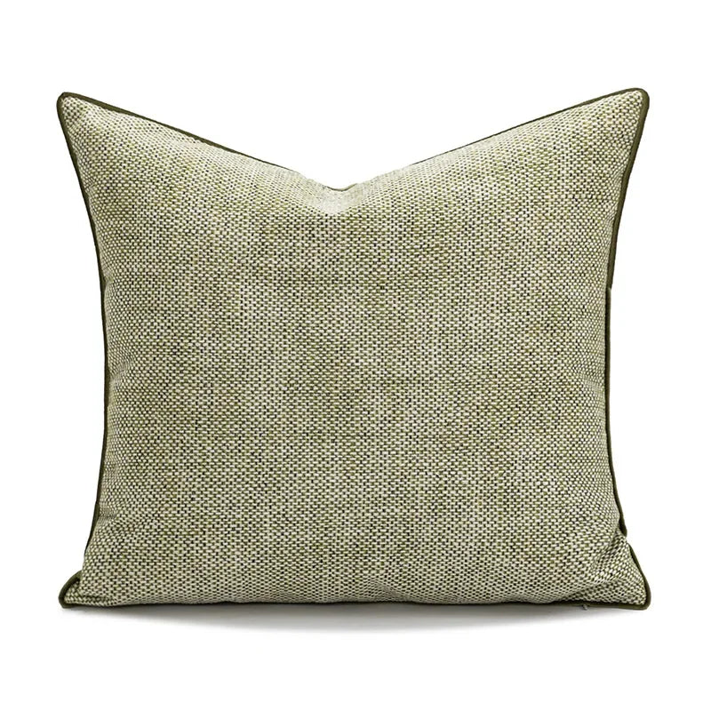 Nordic Green Luxury Pillow Cover