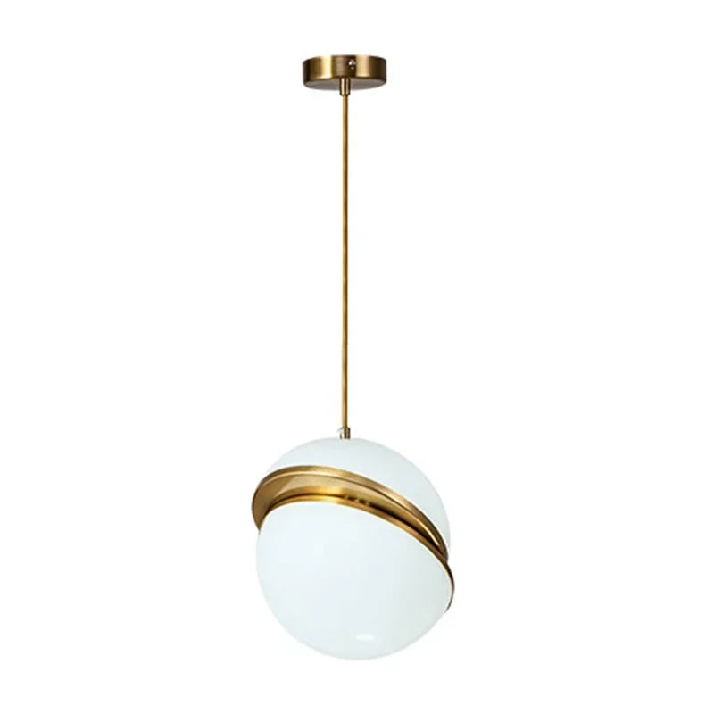 Gold Ball Pendant Light