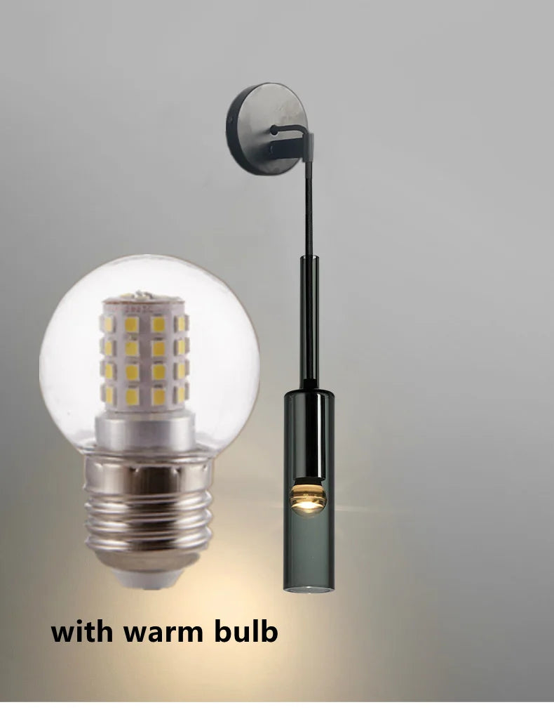 Modern LED Glass Wall Sconce