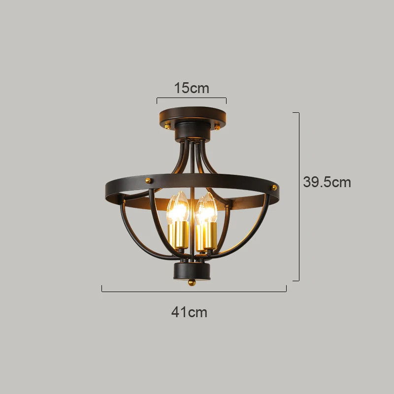 Geometric Farmhouse Pendant Light
