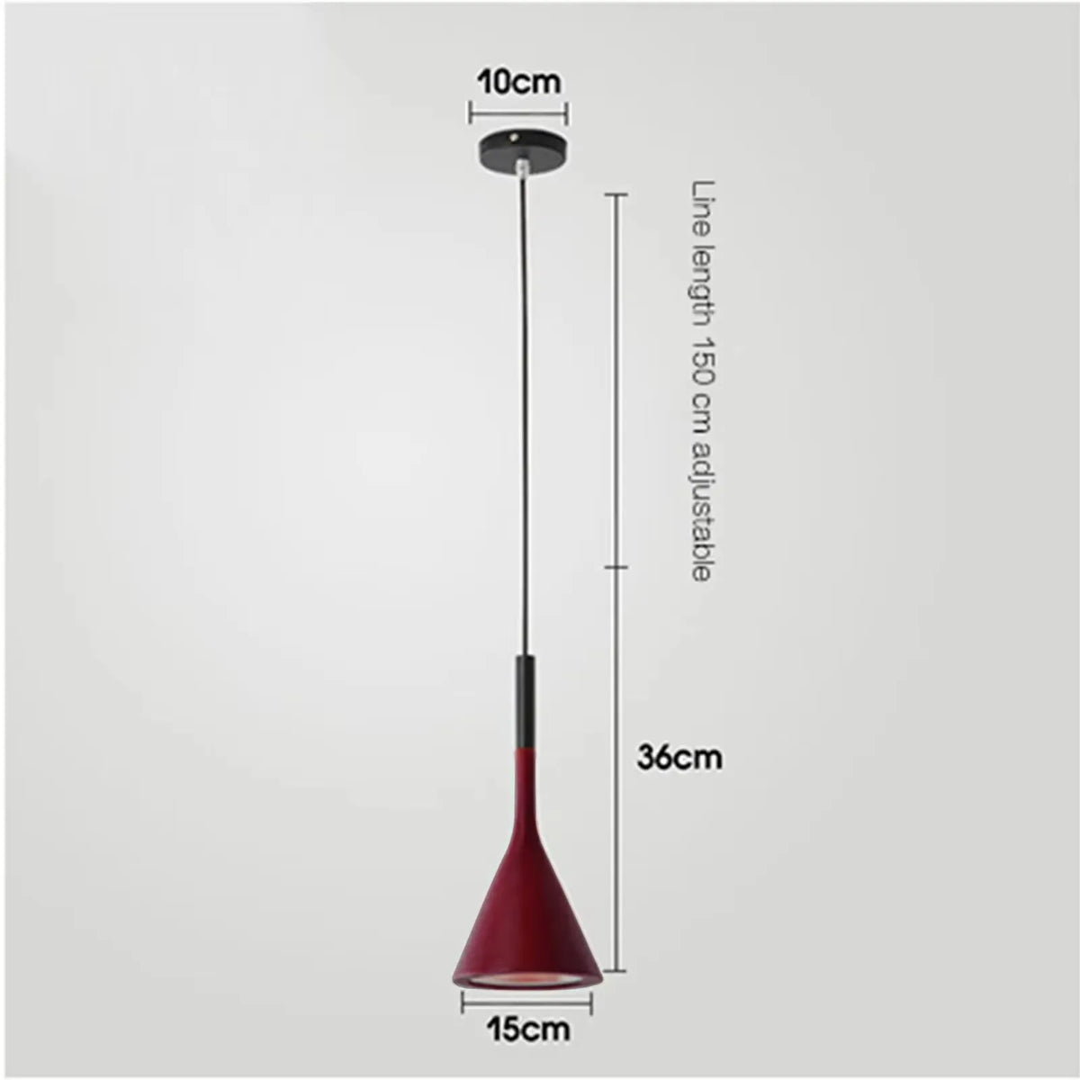 Colored Dome Pendant Light