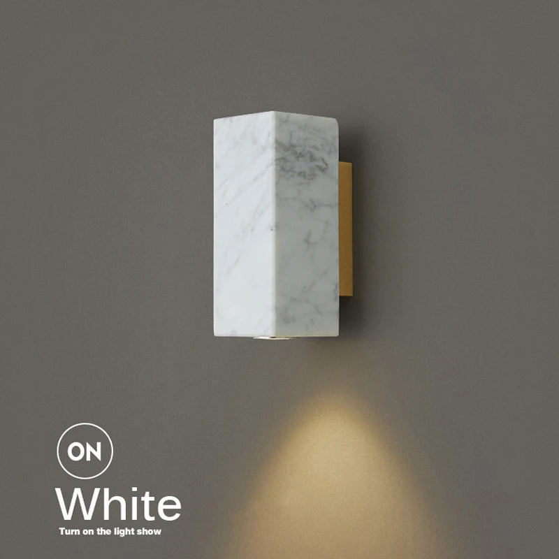 Nordic Green Marble Wall Sconce