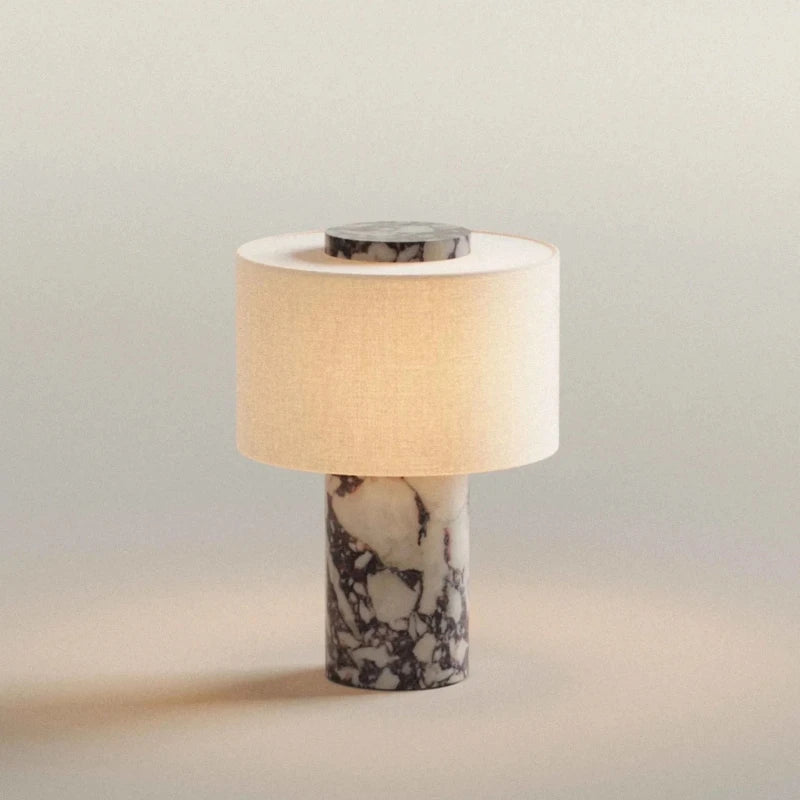Natural Stone Marble Table Lamp