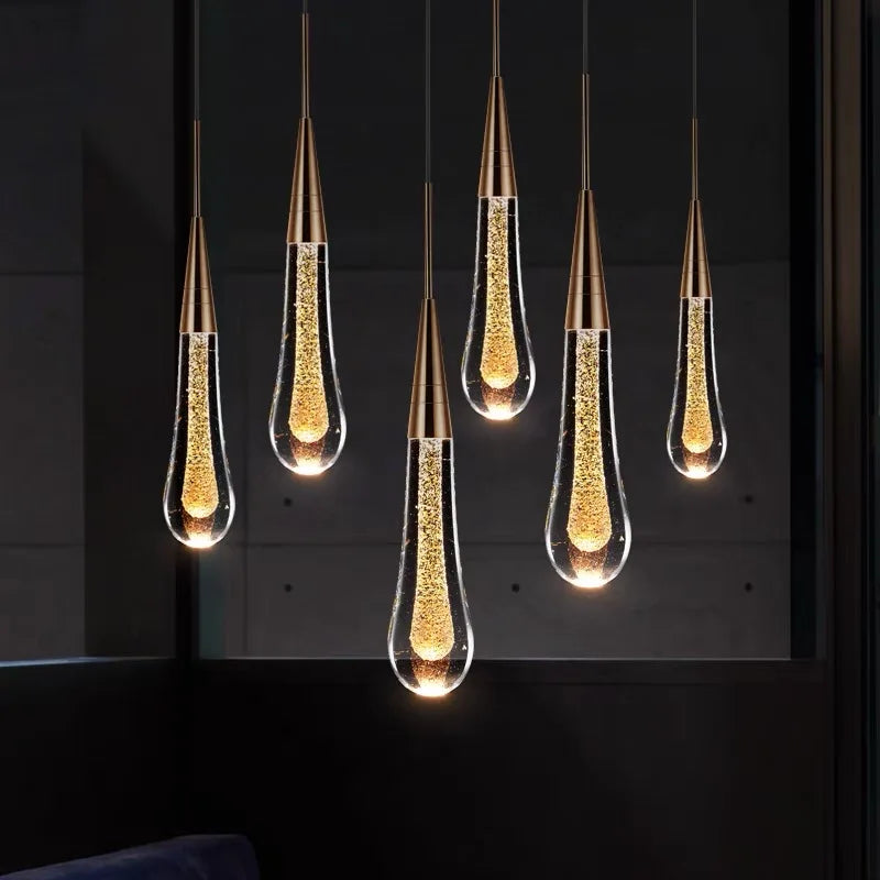 Golden crystal chandelier with 49 lights on a stainless steel frame