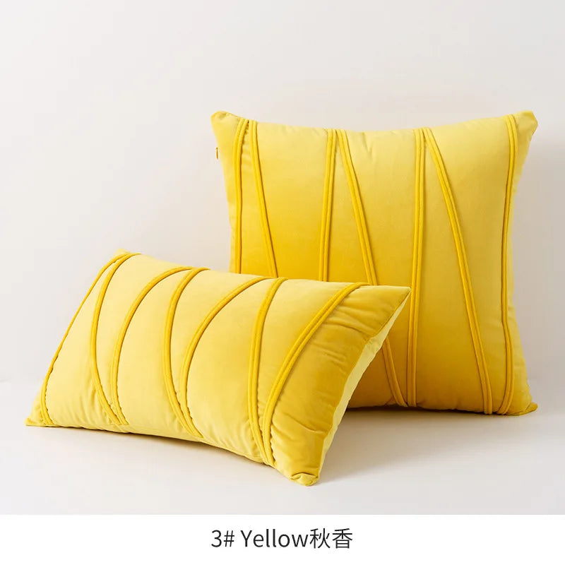 Boho Patchwork Corduroy Pillow Cover