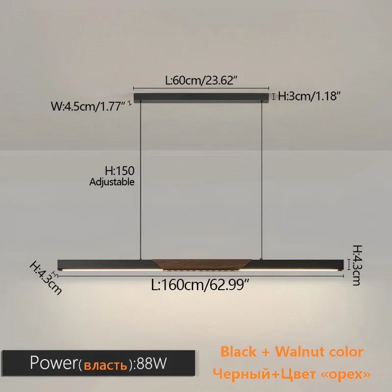 Ultra Long LED Bar Pendant