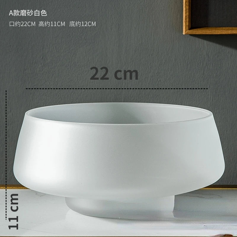 Nordic Frosted Glass Vase Hydroponic Décor | Aurelia