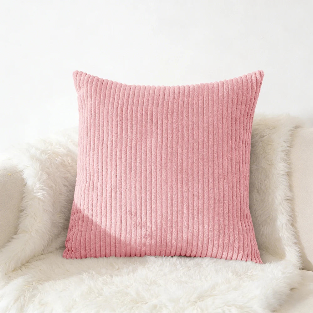 Corduroy Lumbar Pillow Cover — styling detail