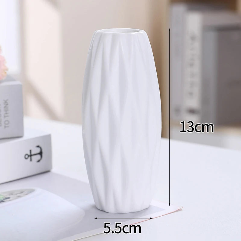 Nordic White Decorative Ceramic Vase