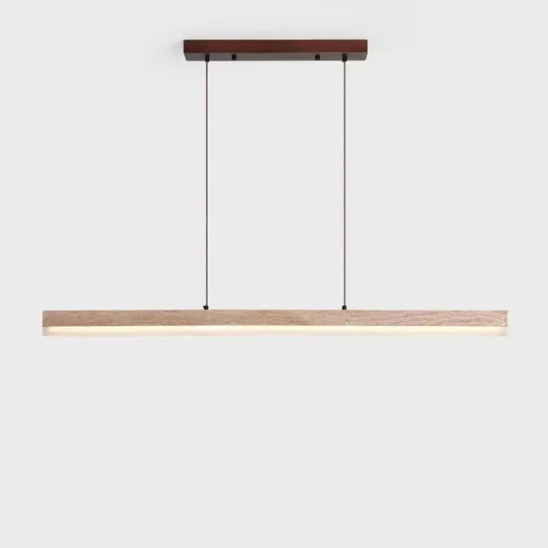 Travertine Linear Pendant Light