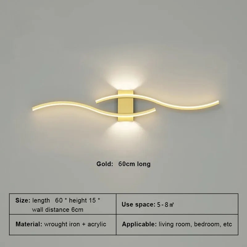 LED Long Strip TV Wall Sconce