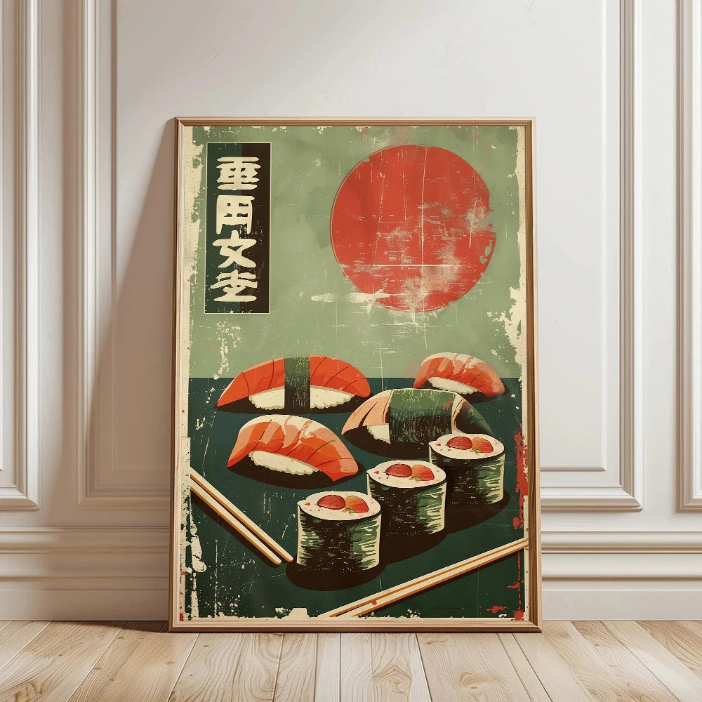 Japanese Sushi Bar Canvas Wall Art