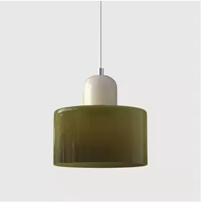 Colorful Glass Globe Pendant Light