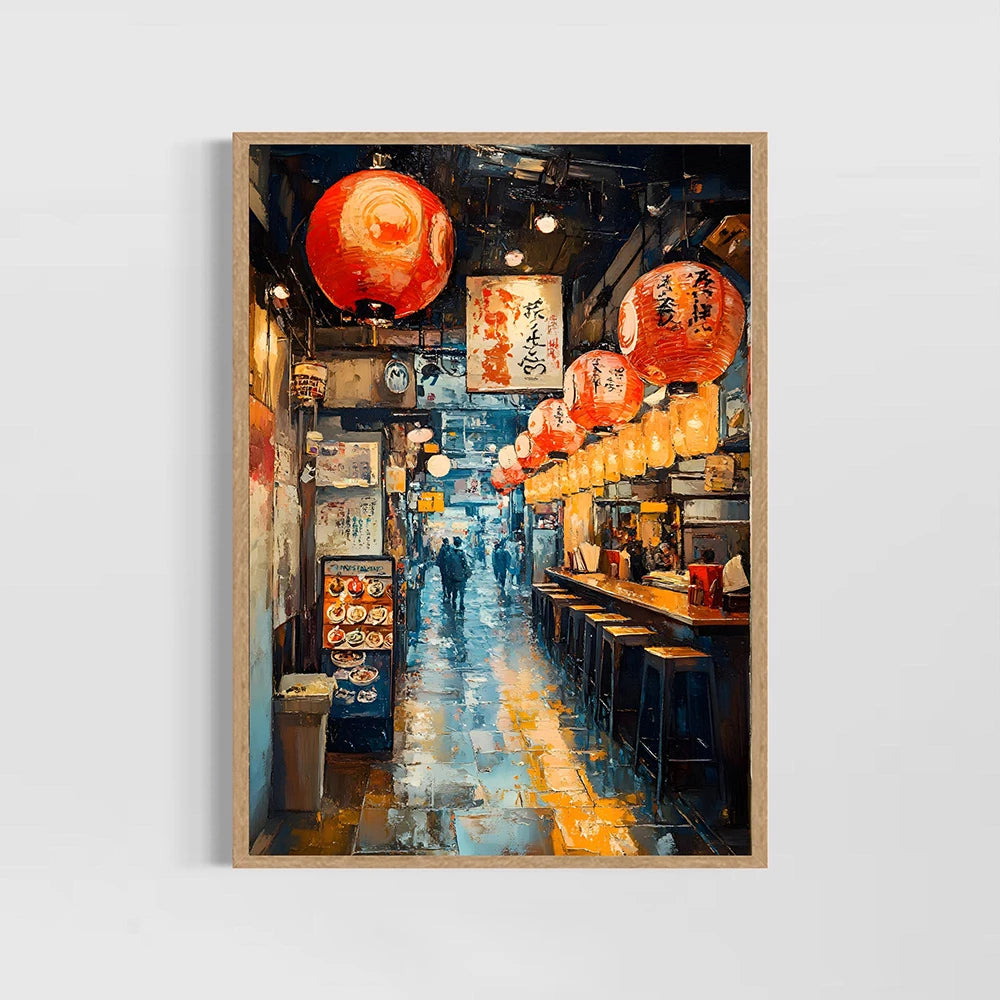 Japanese Sushi Bar Canvas Wall Art