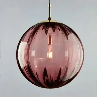 Glass Globe Pendant Light